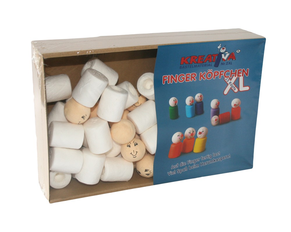 KREATIVA Nr. 4 XL Fingerköpfchen Bastelset