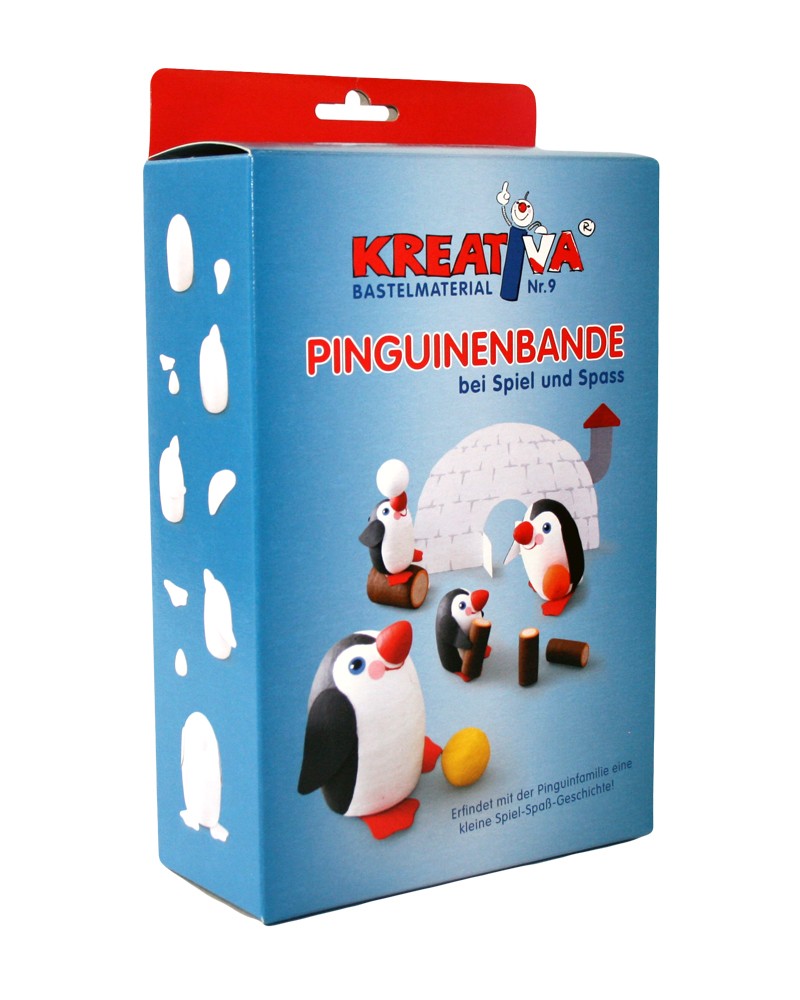 KREATIVA Nr. 9 Pinguinenbande bei Spiel und Spass Bastelset